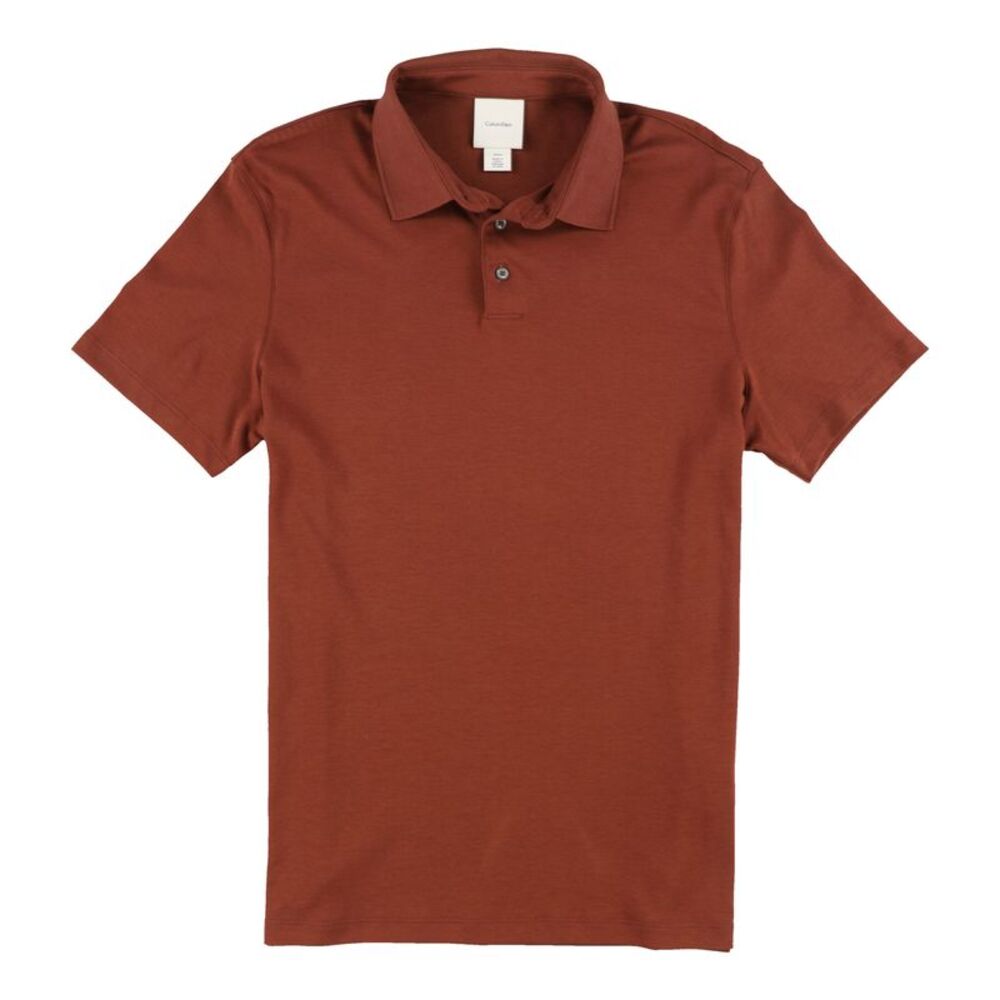 Calvin Klein Mens Supima Cotton Classic Polo Shirt, NWT
